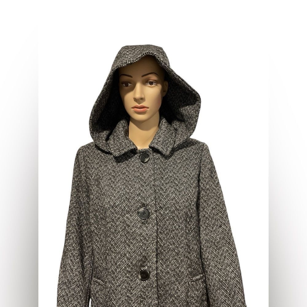 NWT St Johns bay wool  scarf coat  size Large